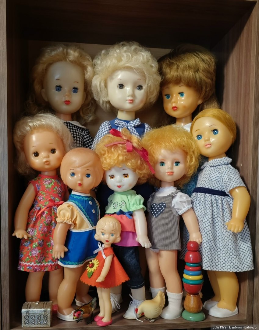 На кукольных полочках — Коллекции винтажных кукол и игрушек: СССР (фото 6)