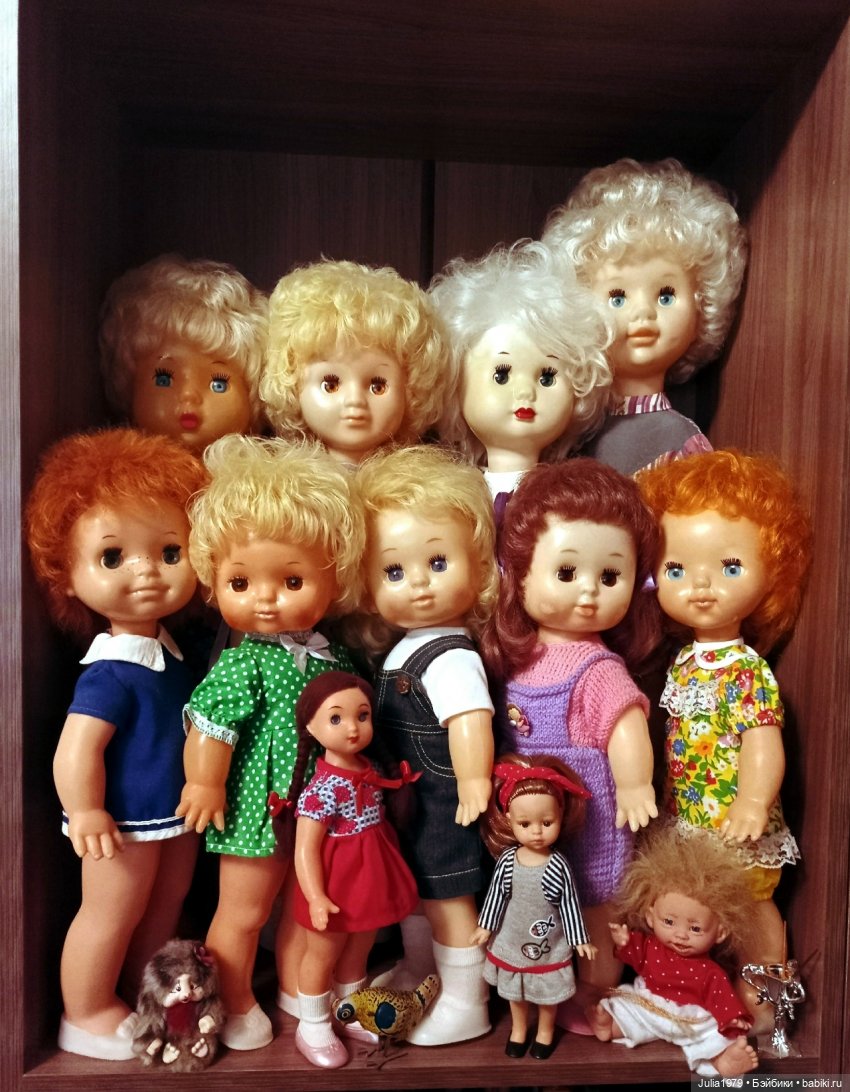 На кукольных полочках — Коллекции винтажных кукол и игрушек: СССР (фото 3)