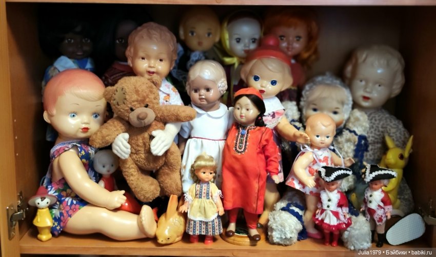На кукольных полочках — Коллекции винтажных кукол и игрушек: СССР