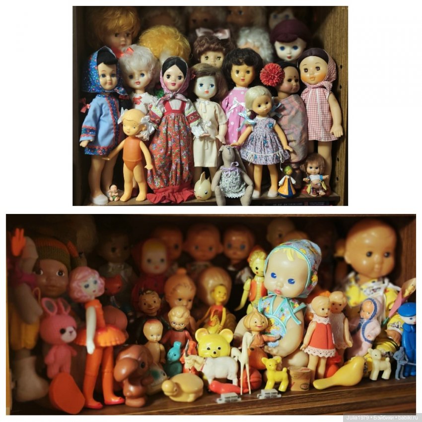 На кукольных полочках — Коллекции винтажных кукол и игрушек: СССР