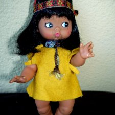 Винтажная итальянская куколка  Gabar 70-х г.
