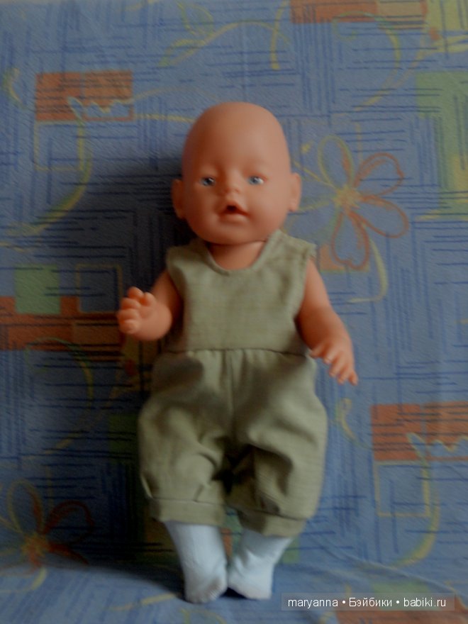 комбез из льняной ткани