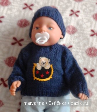 пуловер и шапочка