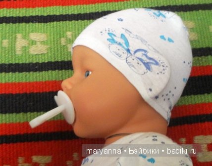 шапочка с закруглённым верхом