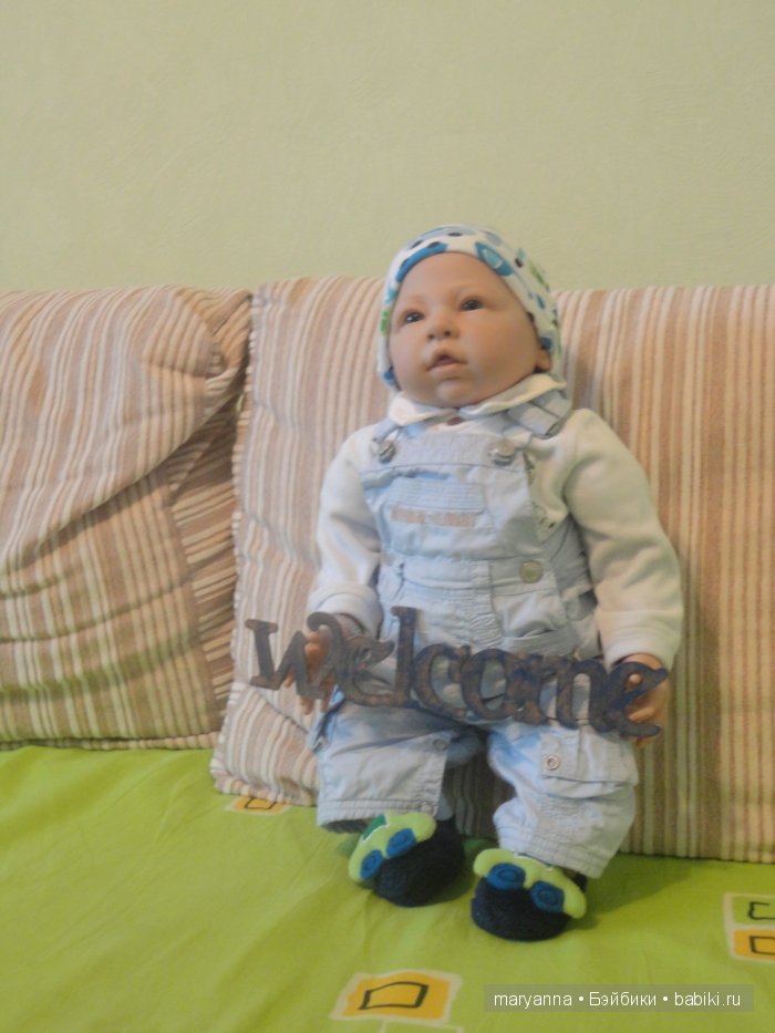 Welkome или Мой первый реборн Юльхен дома ( редактировано 15.03.2016)