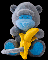 Обезьянки My Blue Nose Friends SWEET BOX, Свитбокс: Игрушка в коробочке со сладостями (фото 3)