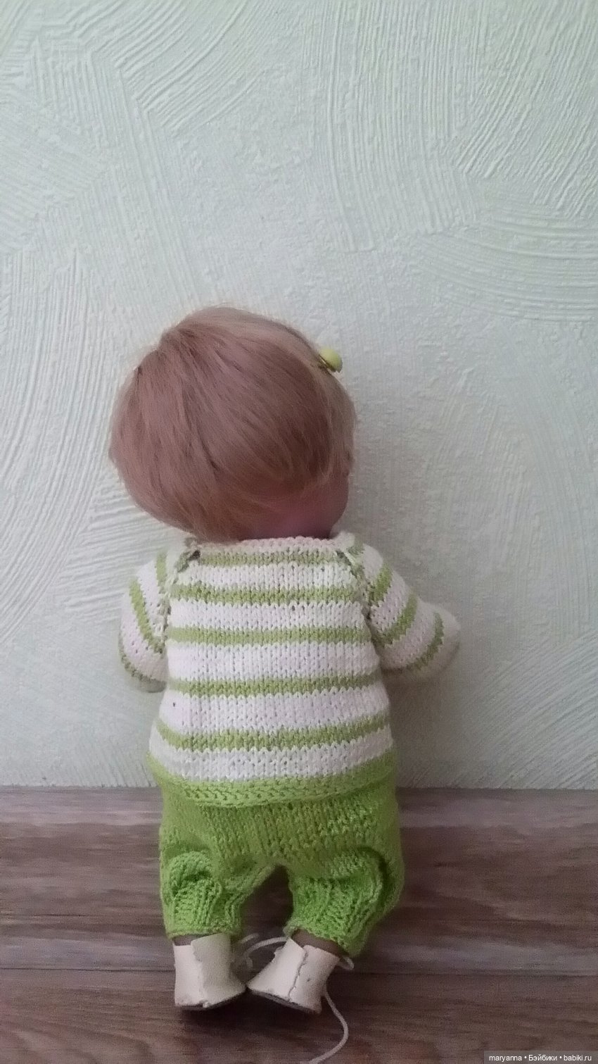 " Зелёное яблоко" для Миленки. Комплект по МК Марины Кащенковой для Пепиты AJM | Бэйбики " Зелёное яблоко" для Миленки. Комплект по МК Марины Кащенковой для Пепиты AJM (фото 6)