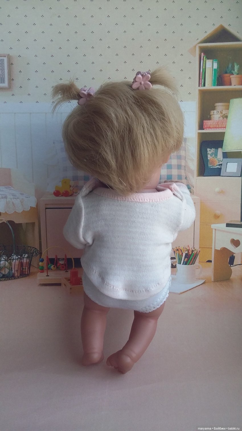 Детский сад. Штаны на лямках. Комбинезон на лямках для Пепиты от AJM. С выкройкой | Бэйбики Детский сад. Штаны на лямках. Комбинезон на лямках для Пепиты от AJM. С выкройкой (фото 2)