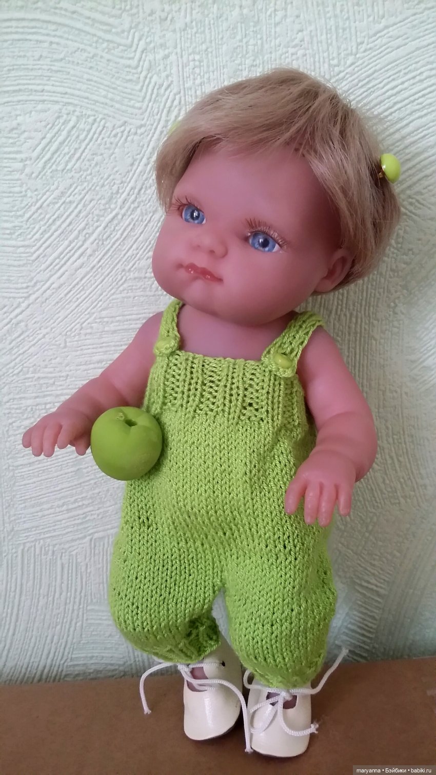 " Зелёное яблоко" для Миленки. Комплект по МК Марины Кащенковой для Пепиты AJM | Бэйбики " Зелёное яблоко" для Миленки. Комплект по МК Марины Кащенковой для Пепиты AJM