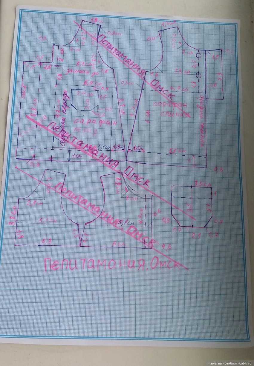 Цветочное поле. Сарафан со встречной складкой для Пепиты от AJM + выкройка | Бэйбики Цветочное поле. Сарафан со встречной складкой для Пепиты от AJM + выкройка (фото 5)
