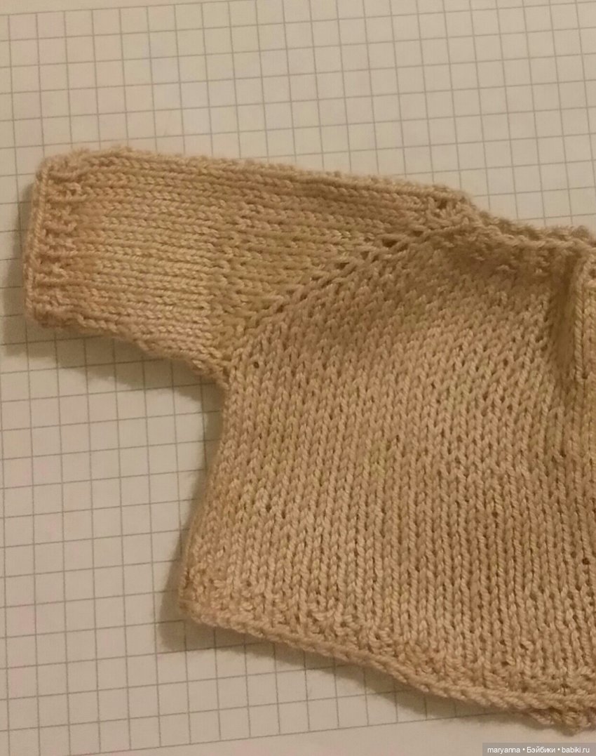 Кофточка с Лисом ,рукавом реглан и застёжкой в шве. Описание вязания для Пепиты от Антонио Хуан Мунекас 21 см | Бэйбики Кофточка с Лисом ,рукавом реглан и застёжкой в шве. Описание вязания для Пепиты от Антонио Хуан Мунекас 21 см (фото 2)