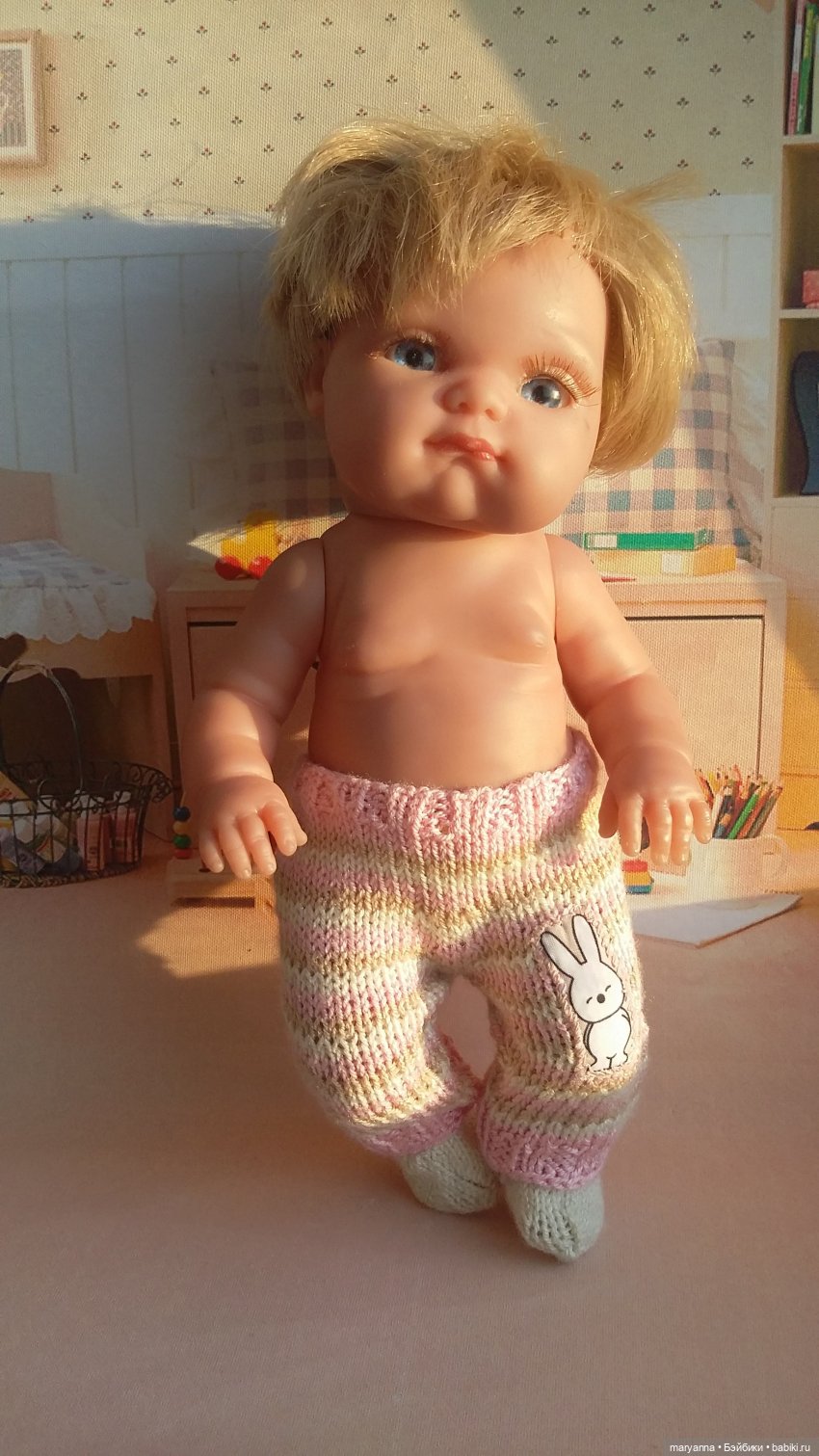 Комплект "Полосочки". Описание вязания для Пепиты от Антонио Хуан Мунекас 21 см | Бэйбики Комплект "Полосочки". Описание вязания для Пепиты от Антонио Хуан Мунекас 21 см (фото 5)