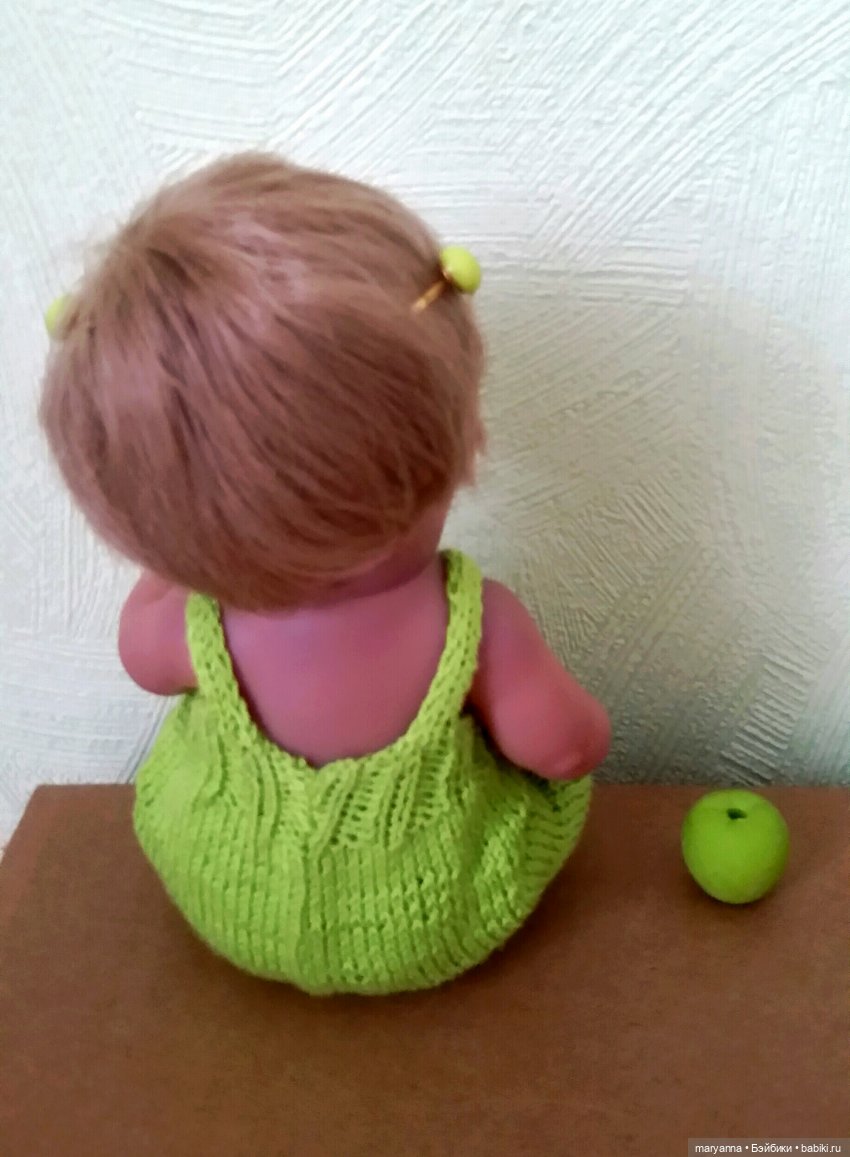 " Зелёное яблоко" для Миленки. Комплект по МК Марины Кащенковой для Пепиты AJM | Бэйбики " Зелёное яблоко" для Миленки. Комплект по МК Марины Кащенковой для Пепиты AJM (фото 2)