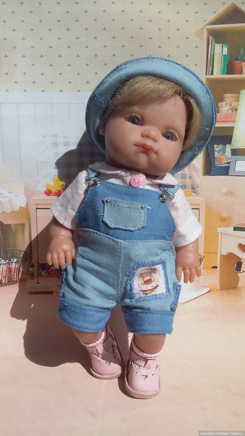 Детский сад. Штаны на лямках. Частью 2. Шорты на лямках и панама для Пепиты AJM. Плюс выкройки