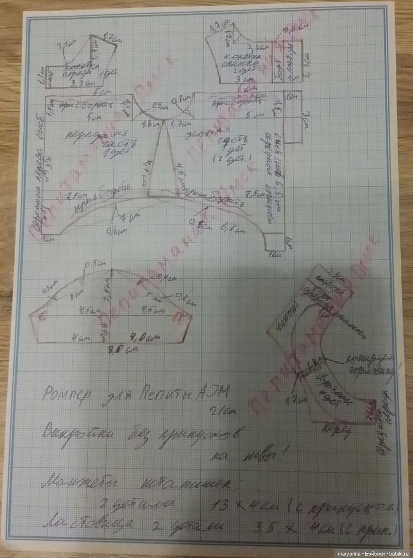 Мечты о море. Платье, бриджи, комбинезон, ромпер, повязка и панама в морском стиле для Пепиты. С выкройками (фото 5)