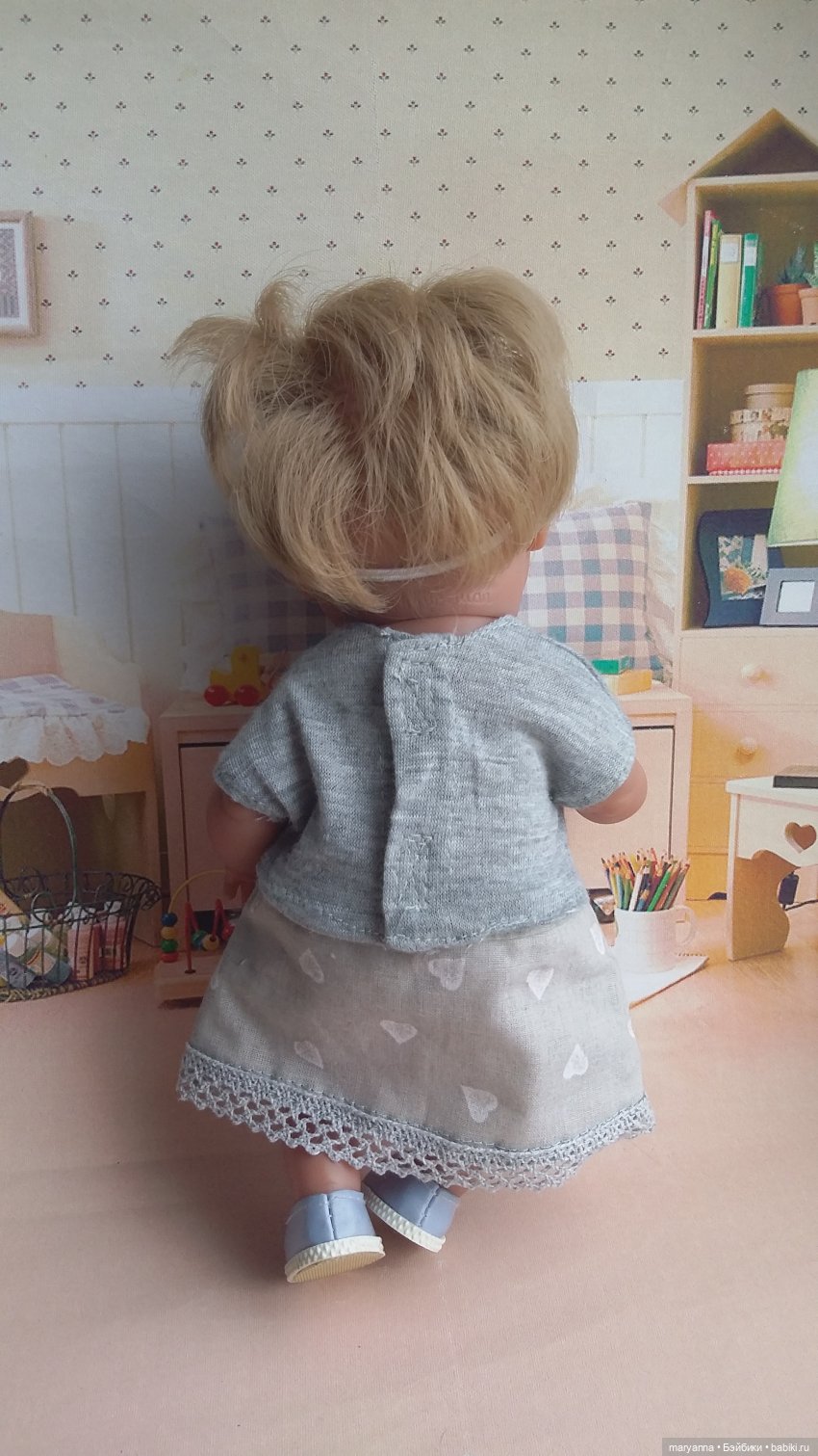 Моя сердечная. Юбка и футболка для Пепиты + выкройки (фото 2)