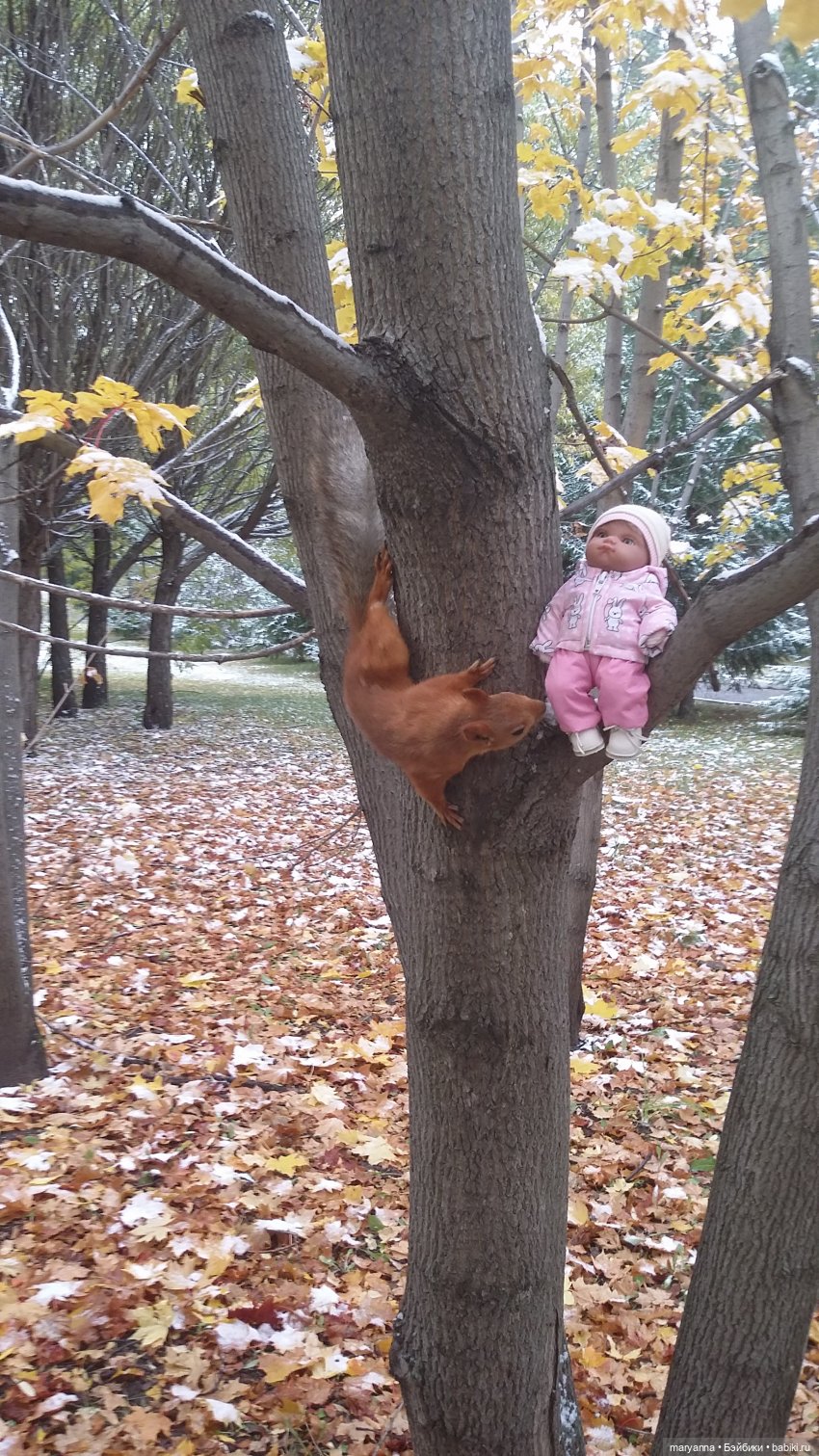 Осенняя прогулка с Миленкой. Село Красноярка Омской области