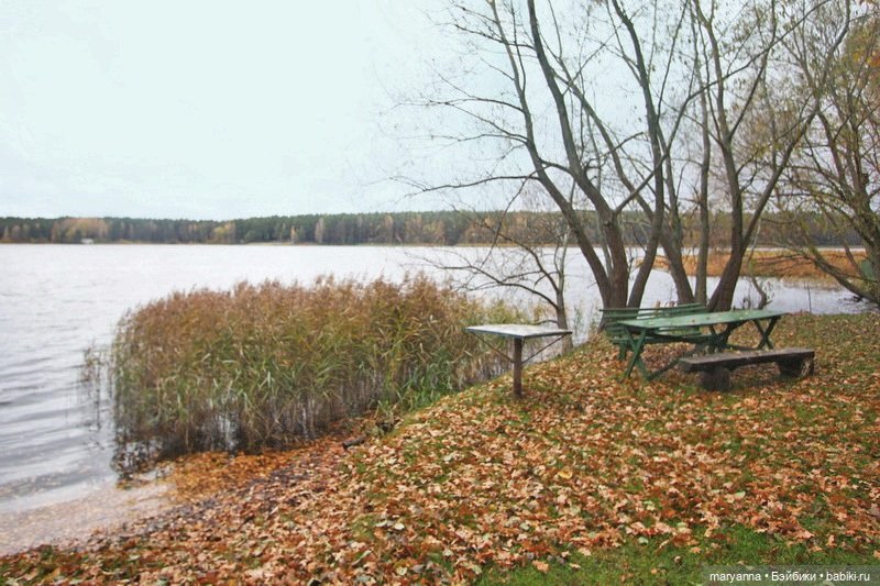 Пляж  у озера