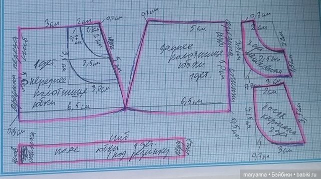 Моя сердечная. Юбка и футболка для Пепиты + выкройки (фото 4)