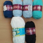 Пряжа хлопок , хлопок+акрил. Цена за всё!