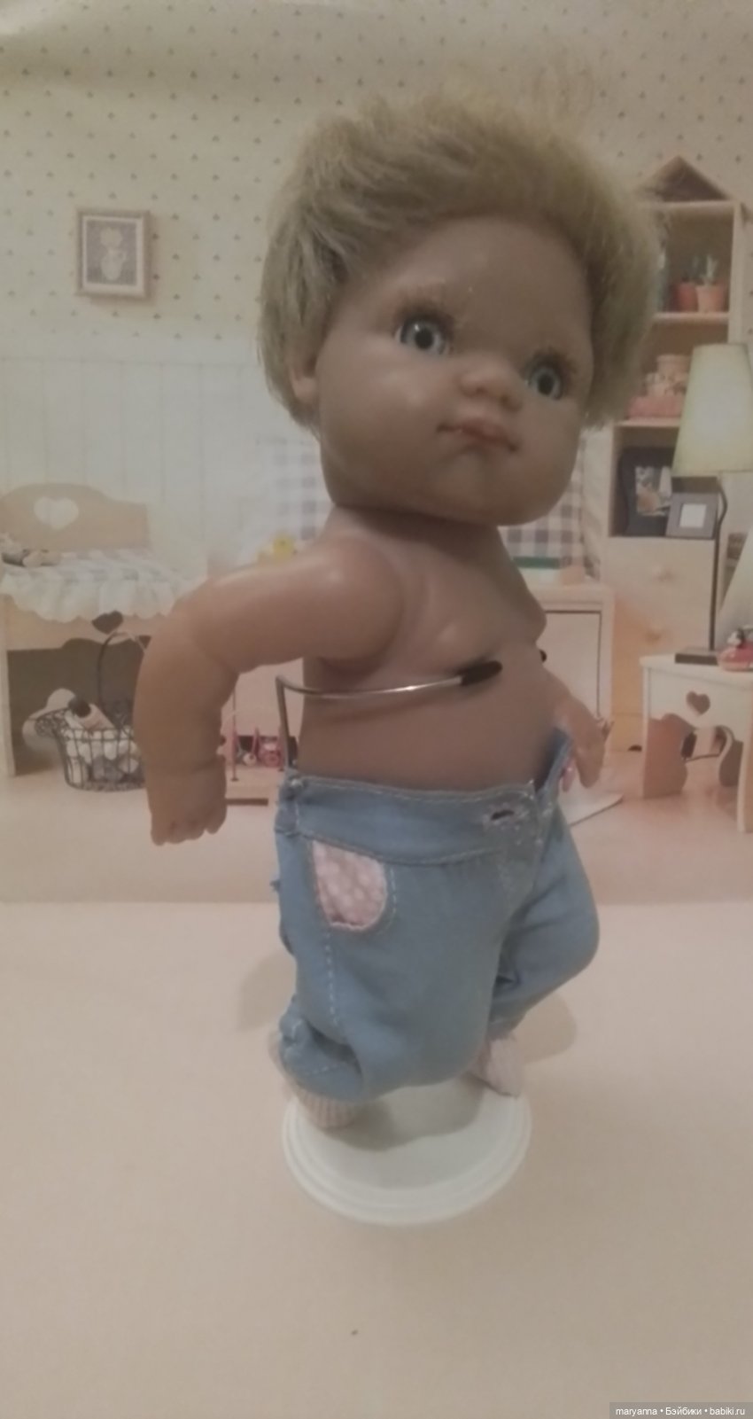 Шью для Миленки. Песочник с солохой, туника с банданой и джинсы для Пепиты (фото 8)