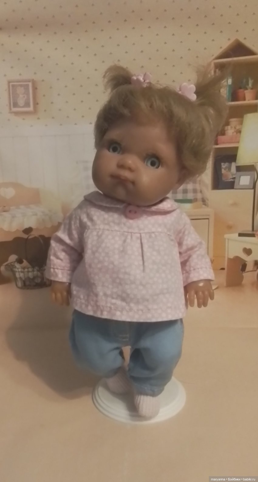 Шью для Миленки. Песочник с солохой, туника с банданой и джинсы для Пепиты (фото 3)