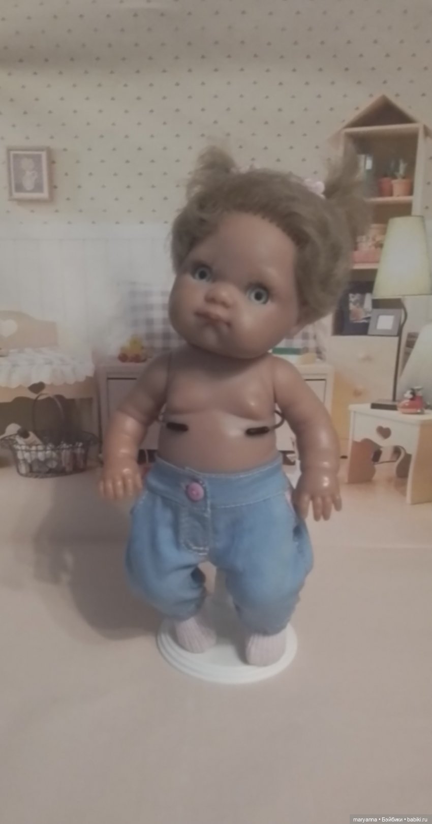 Шью для Миленки. Песочник с солохой, туника с банданой и джинсы для Пепиты (фото 5)