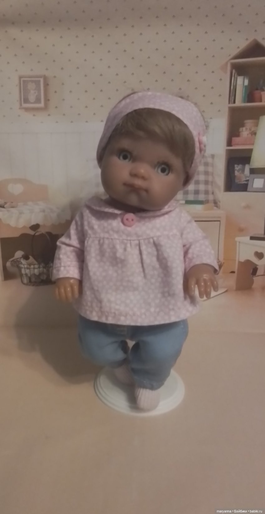 Шью для Миленки. Песочник с солохой, туника с банданой и джинсы для Пепиты (фото 9)