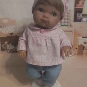 Шью для Миленки. Песочник с солохой, туника с банданой и джинсы для Пепиты