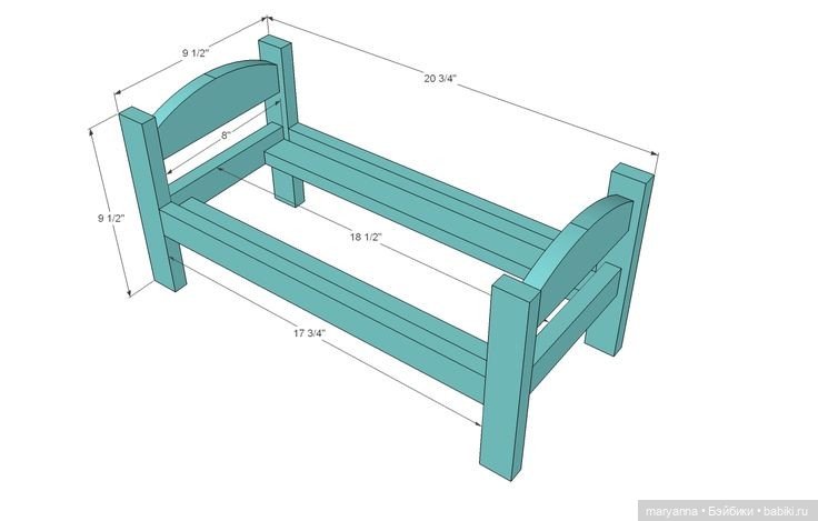 Схема сборки кровати