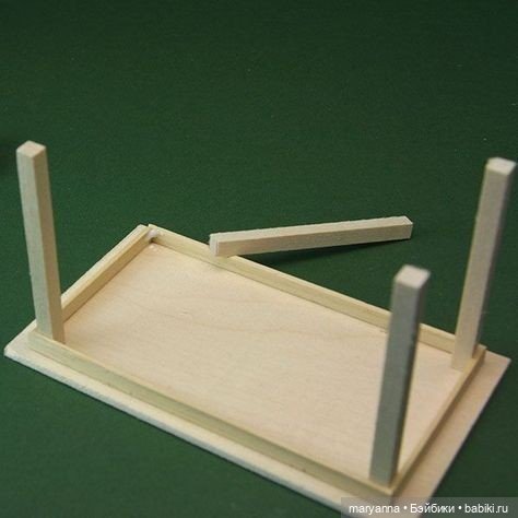 Мебель для Пепиты своими руками. Стол и стул (фото 2)