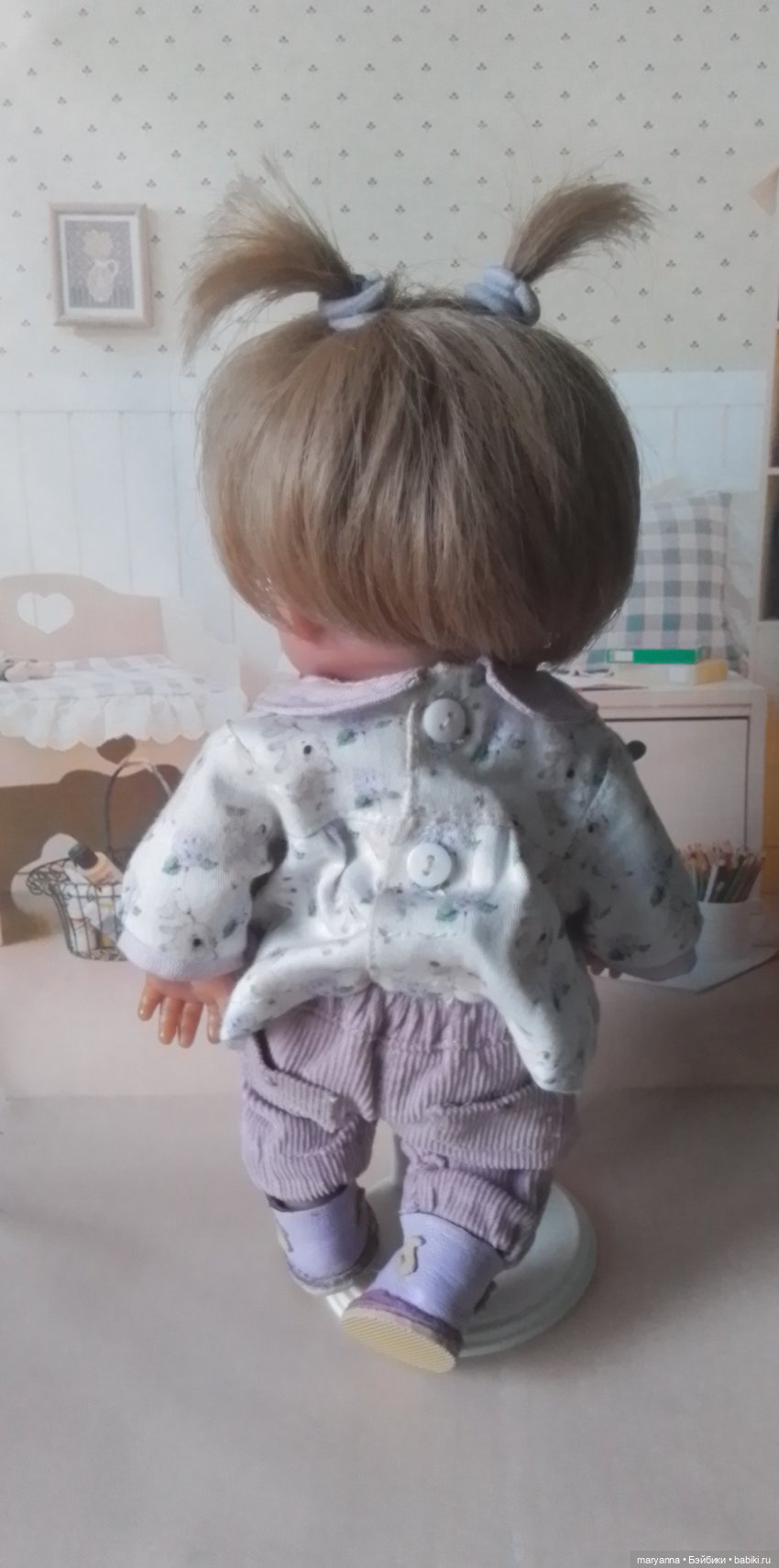 Зайчики в сирени.Комплект для Пепиты от Антонио Хуан.Часть 1: шитьё (фото 2)