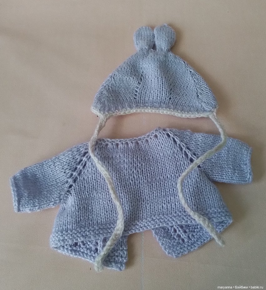 Зайчики в сирени. Комплект для Пепиты от Антонио Хуан.Часть 2: вязание | Бэйбики Зайчики в сирени. Комплект для Пепиты от Антонио Хуан.Часть 2: вязание (фото 2)