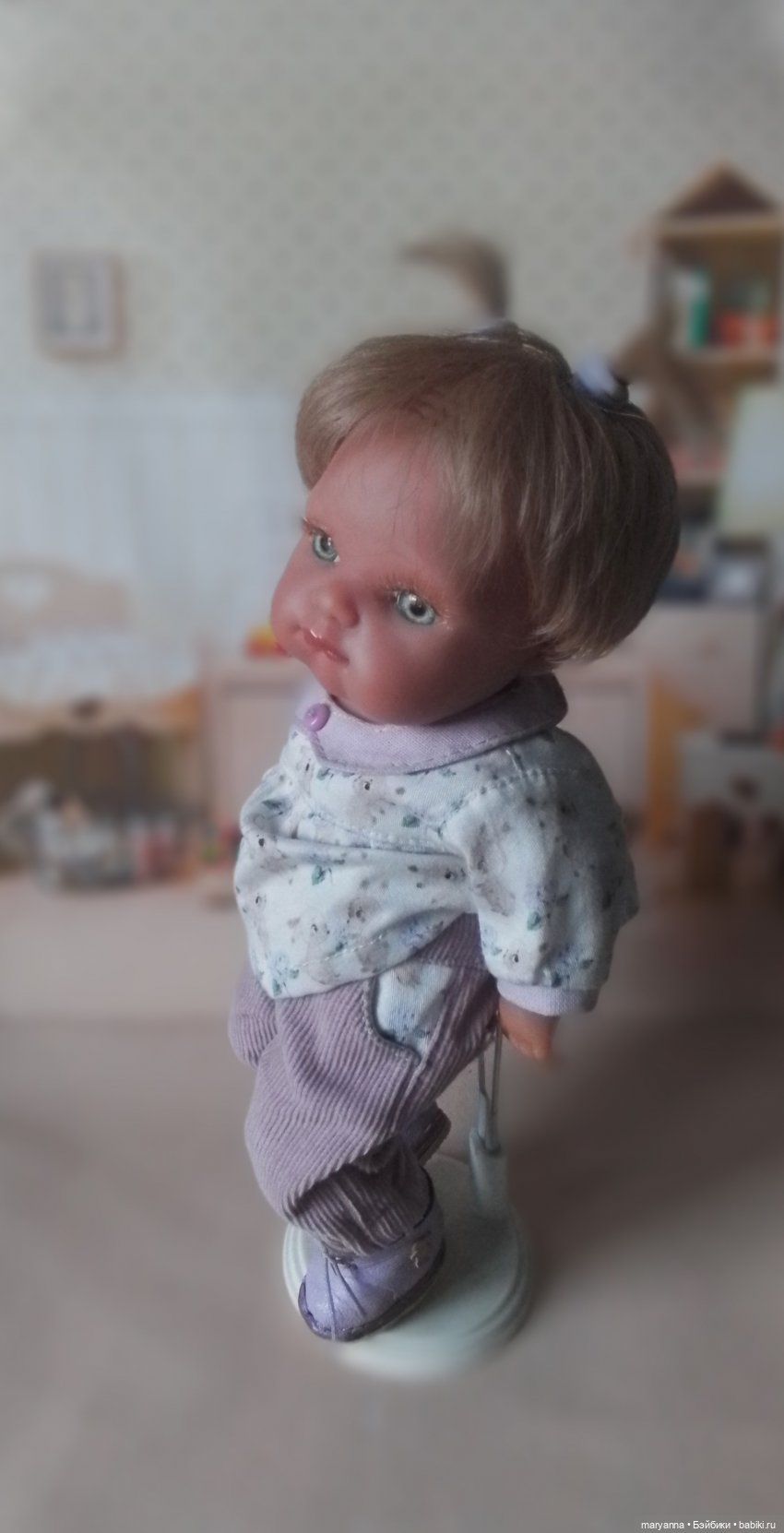 Зайчики в сирени.Комплект для Пепиты от Антонио Хуан.Часть 1: шитьё (фото 5)