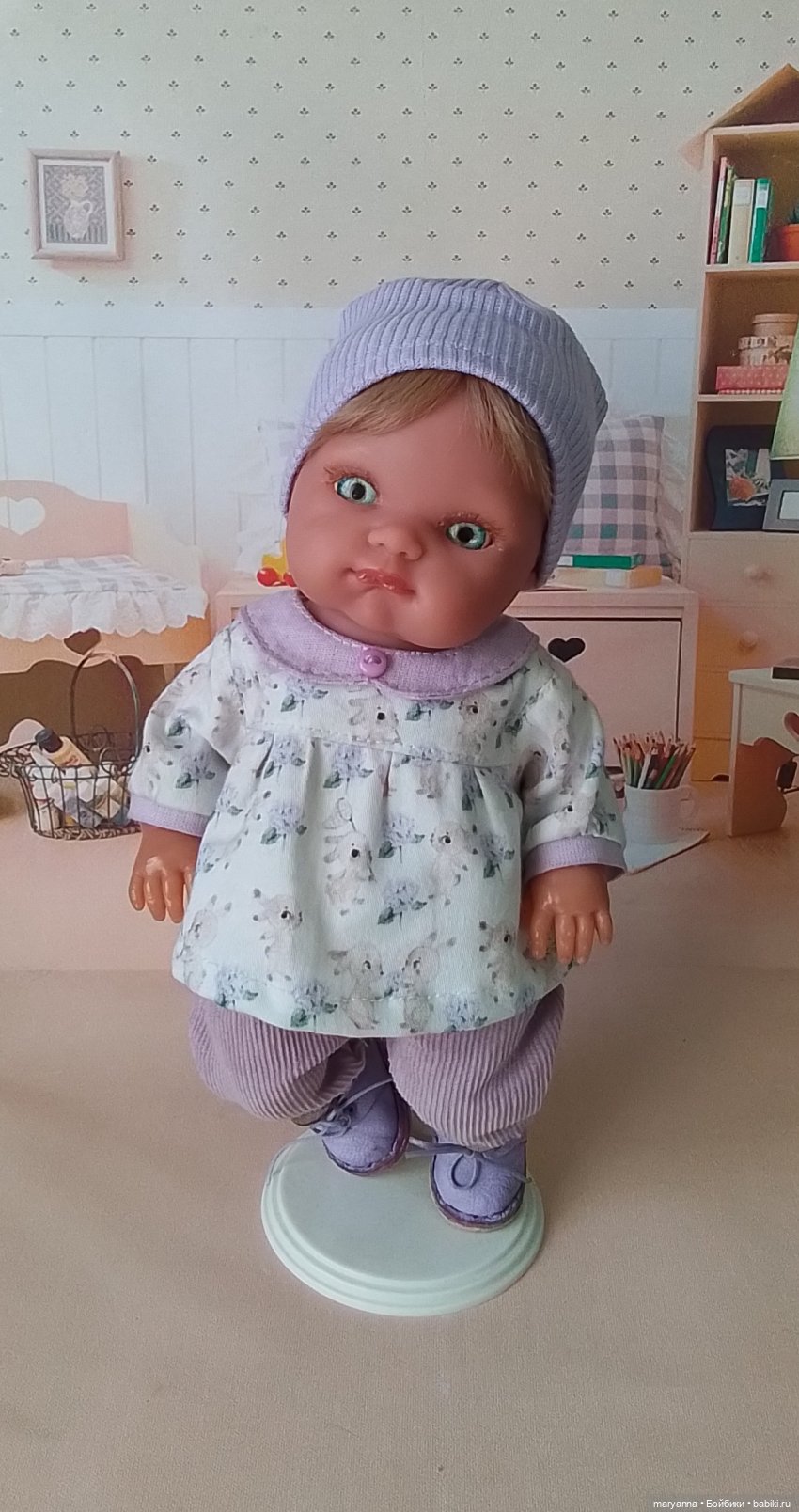 Зайчики в сирени.Комплект для Пепиты от Антонио Хуан.Часть 1: шитьё (фото 10)