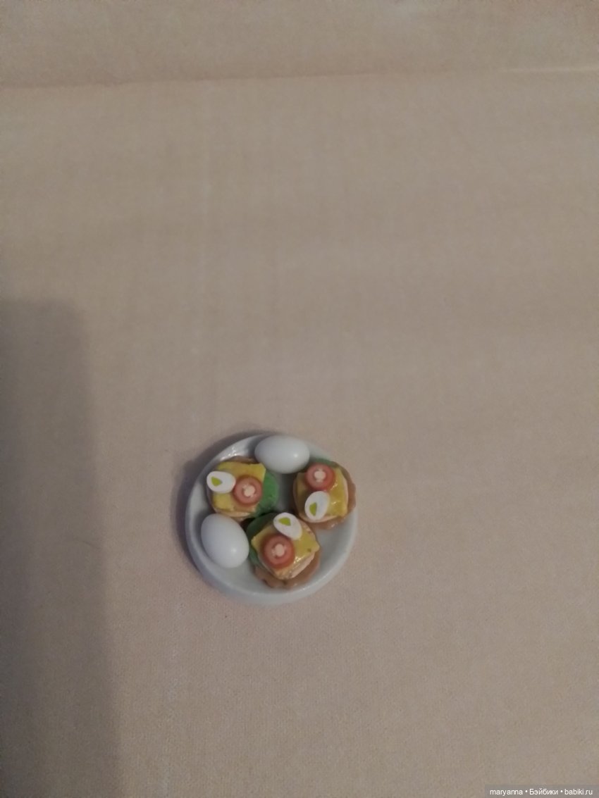 Я леплю из... Пластики. Кулинарная миниатюра для кукол (фото 6)