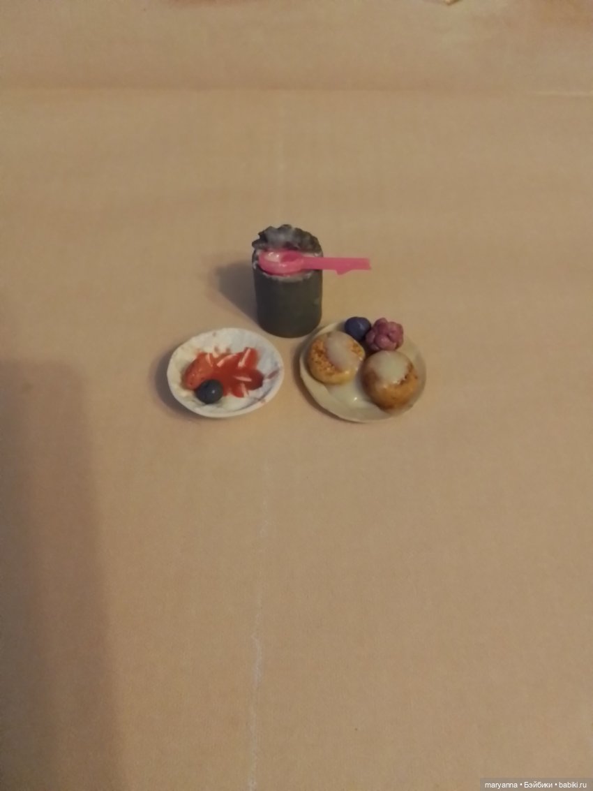 Я леплю из... Пластики. Кулинарная миниатюра для кукол