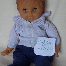 Кукла Пупс ГДР 65 см с  рельефными волосами/мягконабивной