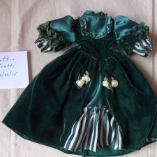 Платье для антикварной/винтажной куклы/ Германия