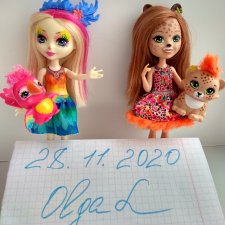 Mattel Enchantimals Симпатичные куколки со зверюшкой