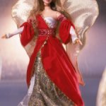 Аутфит и документы от коллекционной  Barbie Holiday Angel 2001