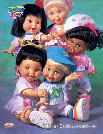 Galob Baby face 2 выпуск — Куклы Galoob Baby Face (Фейсинки): винтаж 90