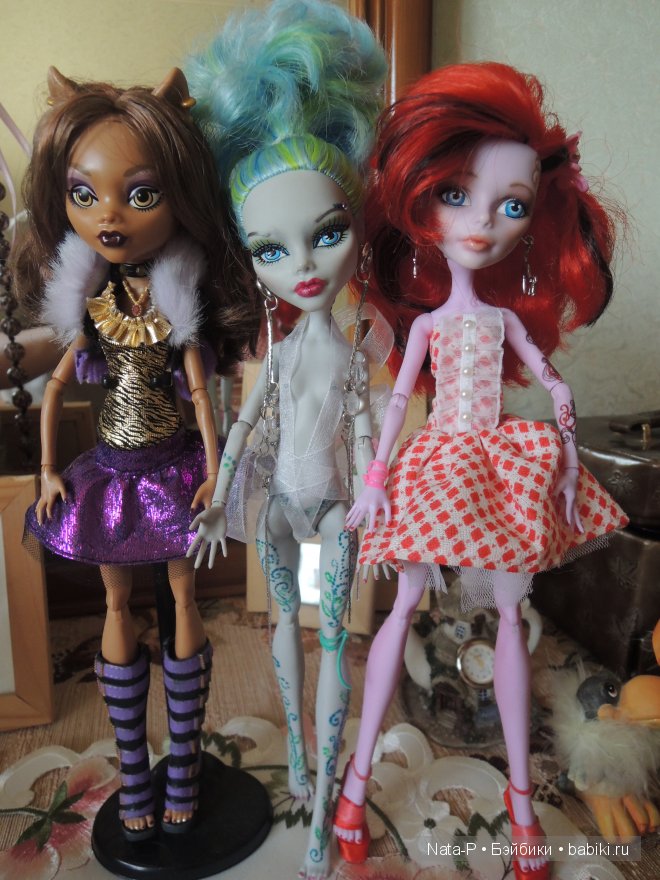 Мои Фэшнки — ООАК Monster High и Ever After High: репейнт