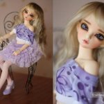 Подскажите, пожалуйста, какой размер глазок и паричка у Минифи