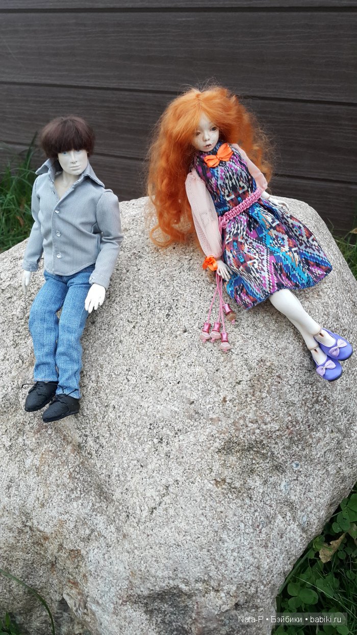 Неожиданное знакомство — Авторские работы в частных коллекциях: домашние фото кукол и игрушек