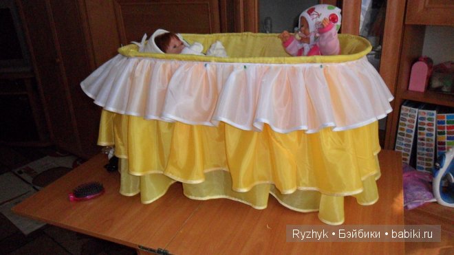 Люлька и кровать с балдахином для моих любимых крошек (фото 9)