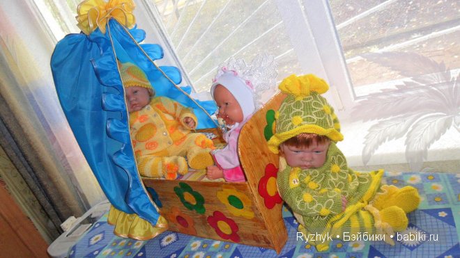 Люлька и кровать с балдахином для моих любимых крошек (фото 8)