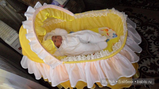 Люлька и кровать с балдахином для моих любимых крошек