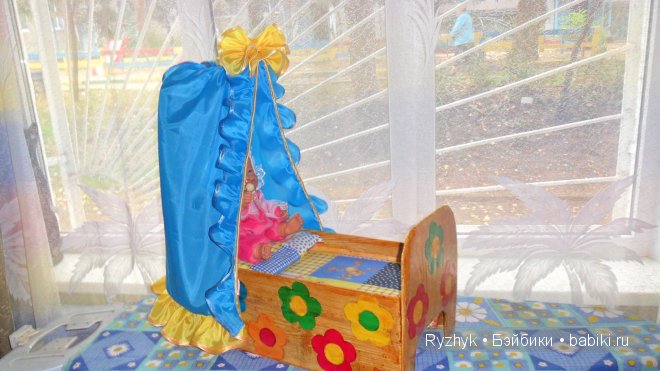 Люлька и кровать с балдахином для моих любимых крошек (фото 6)