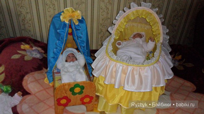 Люлька и кровать с балдахином для моих любимых крошек
